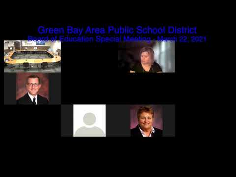 GBAPSD Board of Education Special Meeting and Work Session: March 22, 2021