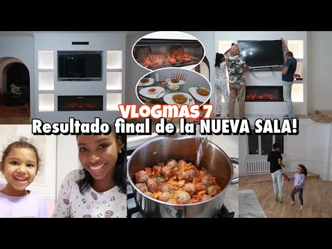 VLOGMAS 7🎅 ESTAMOS EN SHOCK😱 INCREÍBLE CAMBIO😳RESUTALDO FINAL DE LA NUEVA SALA🏡 BAILE💃🏻 | 7 Dic 2024