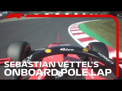 Sebastian Vettel's Onboard Pole Lap | 2019 Japanese Grand Prix | Pirelli