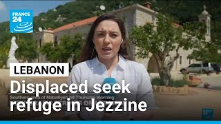 YouTube video thumbnail: Displaced Lebanese Seek Refuge in Jezzine as Israeli Strikes Continue