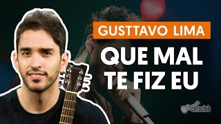 Videoaula Que Mal Te Fiz Eu (violão)