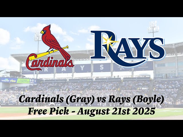 Jay Cooper has a free MLB pick in tonight's St. Louis Cardinals vs. Tampa Bay Rays game featuring Sonny Gray vs. Joe Boyle. Jay will also recap yesterday's free sports picks, including our red-hot WNBA predictions.

0:00 - Introduction & What We'll Cover
1:00 - MLB Picks Recap
1:24 - WNBA Picks Recap
1:57 - Cardinals vs Rays Free Pick

FREE DAILY NEWSLETTER:
https://ultimatecapper.com/newsletter/

NFL FREE PICKS:
https://ultimatecapper.com/nfl-picks/

WEEK 2 PRESEASON STAFF SELECTIONS:
https://ultimatecapper.com/preseason-week-2-nfl-free-picks-predictions-2025-210324/

COLLEGE FOOTBALL FREE PICKS:
https://ultimatecapper.com/free-ncaa-football-picks/

BOBBY'S MLB FREE PICKS:
https://ultimatecapper.com/mlb-picks-bobby/

JAY'S MLB FREE PICKS:
https://ultimatecapper.com/mlb-picks/

WEEK 1 NFL PICKS AND STAFF FUTURES
https://ultimatecapper.com/week-1-bovada-odds-futures-2025-208415/

CFL FREE PICKS:
https://ultimatecapper.com/cfl-free-picks/

WNBA FREE PICKS:
https://ultimatecapper.com/wnba-picks/

FREE HORSE PICKS:
https://www.ultimatecapper.com/free-horse-picks/