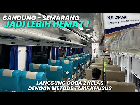 LEBIH HEMAT LANGSUNG COBA 2 KELAS‼️Naik KA Ciremai Eksekutif Ekonomi Bandung - Semarang