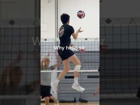 Bro has manners #comedy #libero #volleyballplayer #volleyball #haikyuu #game #tip #fyp