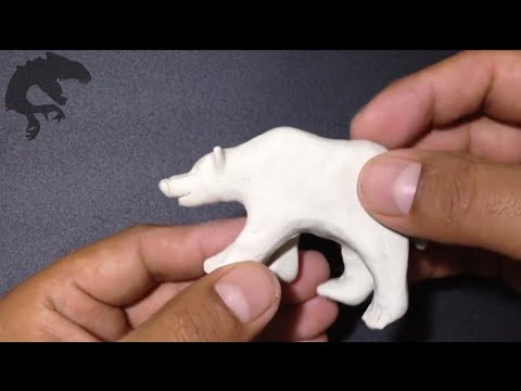 Como hacer un OSO POLAR de Plastilina FACIL paso a paso - Mi mundo de Plastilina