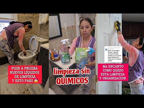 LIMPIEZA DE LOS BAÑOS SIN QUIMICOS, ASI RGANIZAMOS EL BAÑO Y ME GUSTO, TAMBIEN LAVE LAS TOALLAS