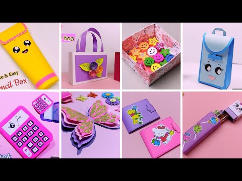 10 Easy Paper Craft Ideas | DIY Paper Craft | Easy Origami Paper Craft | DIY School Project | DIY