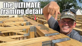 A Framing Detail You CAN'T Miss, Floor Trusses Done! - DIY Dream House Ep11
