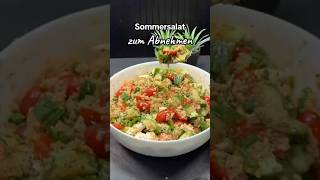 Sommersalat #abnehmen #gesunderezepte#gewichtverlieren #diät #gesundessen #kalorienarm #abnehmblog