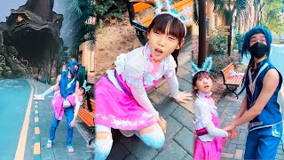 【鬥羅大陸】怪獸來襲！唐三抱著唐舞桐一起避難，下秒唐舞桐勇敢保護唐三 #鬥羅大陸#唐三#小舞#唐舞桐