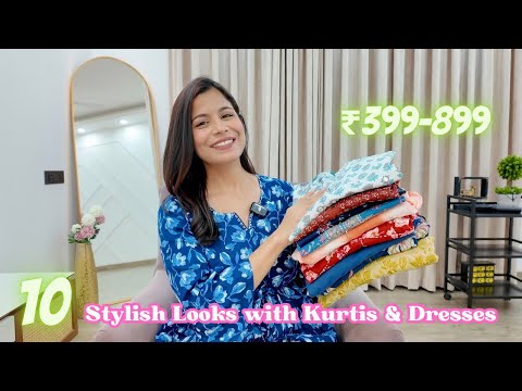 Stylish Kurti & Dress Haul (₹399-899) l Dream Simple