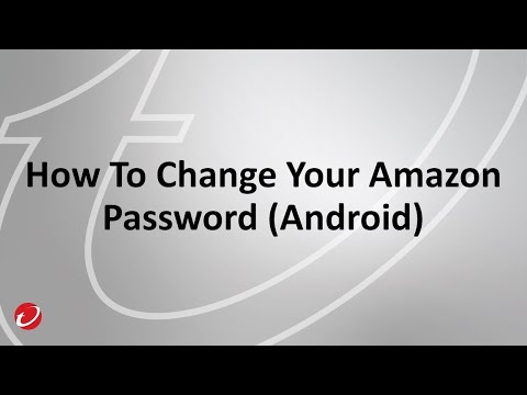 How To Change Your Amazon Password (Android)
