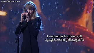 Taylor Swift - All Too Well (10 minute Version) (mm sub) #taylorswift #red #alltoowell