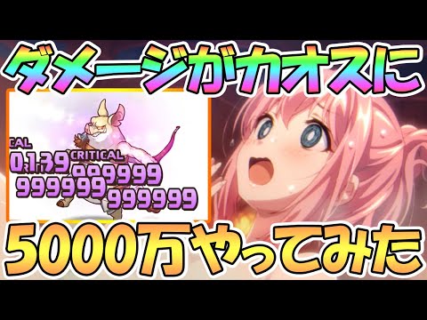 【プリコネR】ダメージがとんでもないことに…クラバト5段階目5000万ダメージやってみた【ツインピッグス】【5月クランバトル】