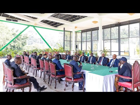 PRESIDENT RUTO URGENTLY MEETS CAF PRESIDENT, CS MURKOMEN & NEW FKF LEADERSHIP IN STATE HOUSE