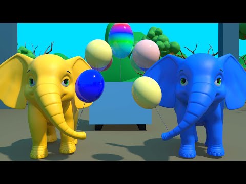 Gubbare Wala - गुब्बारे वाला | Hindi Rhymes for Children | Nursery Rhymes | Animated Songs