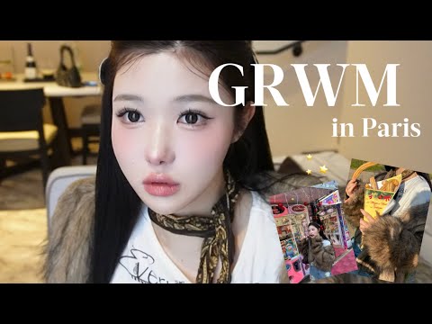 GRWM🇫🇷✈️ お気に入りのリップを使ってパリで準備する朝☀️ | GRWM in Paris