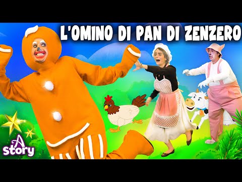 L’omino Di Pan Di Zenzero | Storie per Bambini Italiano | A Story Italian