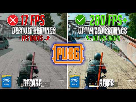 How To FIX FPS DROPS, LAGS & INPUT LATENCY in PUBG Season 36 📈