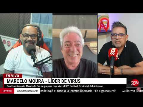 Marcelo Moura – Líder de Virus – Charló con El Chueco Paz y Carlos Medina para el ciclo #ensondepaz