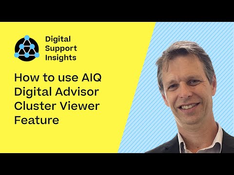 How to use AIQ Digital Advisor cluster viewer feature