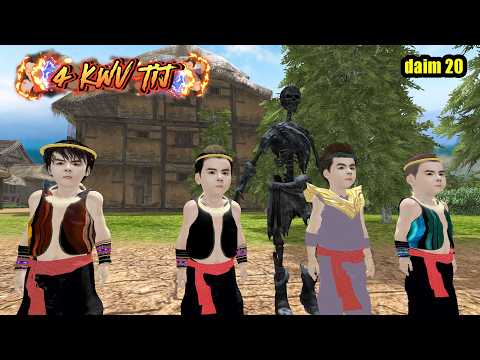 cuab yeej hwj huaj daim part 20 hmong animation 3d 4 kwv tij