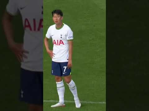 교체사인 보고 화내는 손흥민