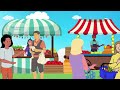 Shopping at the Fruit Market