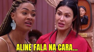 ALINE DEFENDE DIOGO "VC É BEM PIOR QUE ELE CHAMOU ELE DE TRAIDOR" GRACYANNE FICA DE CAR...