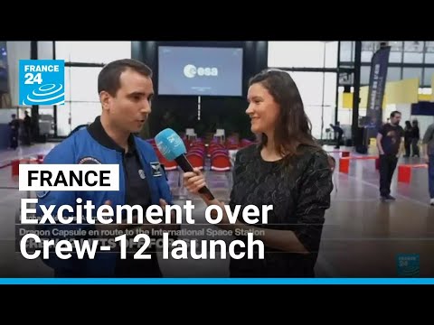 Paris's Cité des Sciences soars with excitement over Crew‑12 launch • FRANCE 24 English