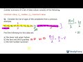 Box and Whisker Plot Concepts