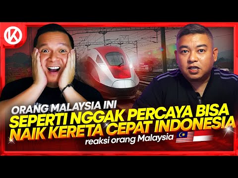 Ga Percaya‼️ Pengalaman Orang Malaysia Naik Whooosh Jakarta-Bandung 🇲🇾 Reaction