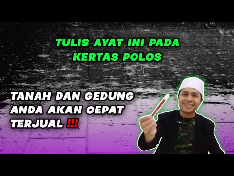 Amalan Untuk Mudah Menjual Aset Tanah Dan Gedung ‼️