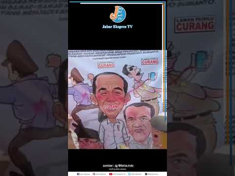 SHORT Emak-Emak Demo Pemilu Curang Hingga Pukul Poster Jokowi