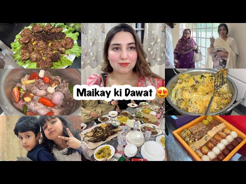 Maikay ki Grand Dawat 😍 Bhai Bhabi sub khush hogae ❤️ Susral mein qurbani Eid Day 2+3 😍