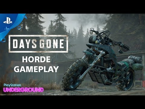 Days Gone - Horde Gameplay | PlayStation Underground