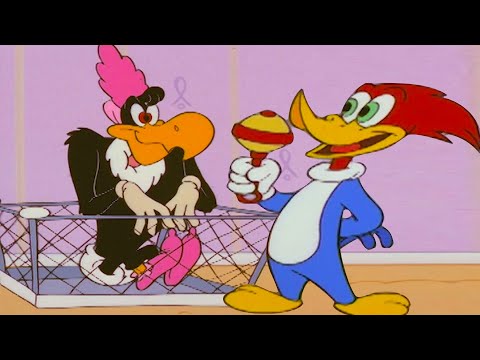 Buzz Pretends to be a Baby | Woody Woodpecker