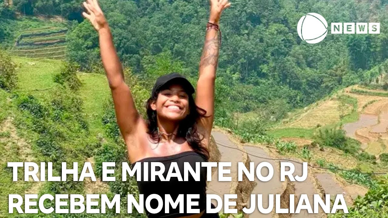 Trilha e mirante no Rio de Janeiro recebem nome de Juliana Marins