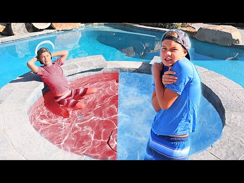 HOT vs COLD Pool Challenge!