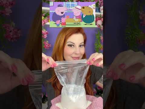Sorvete caseiro da peppa pig #receita #receitafacil #doce #receitadefilme #sobremesafácil
