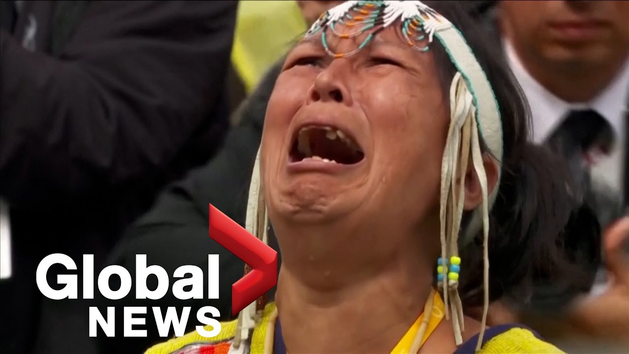 Pope Francis’ Apology: Emotional Moment as Indigenous Woman Sings Canada’s National Anthem in Cree