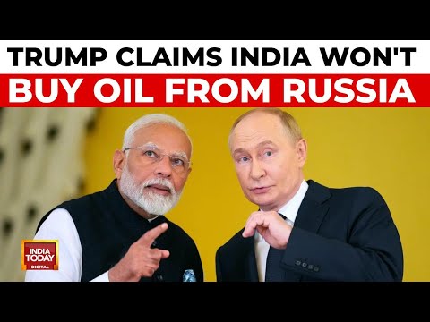 India Refutes Trump's Russian Oil Claim: Says Market Forces Dictate Purchases | India Today News