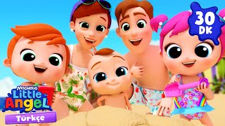 Ailece Kumdan Kale Yapıyoruz! 🏰🏖️ | Eğlenceli ve Öğretici Çocuk Şarkıları | Little Angel Türkçe