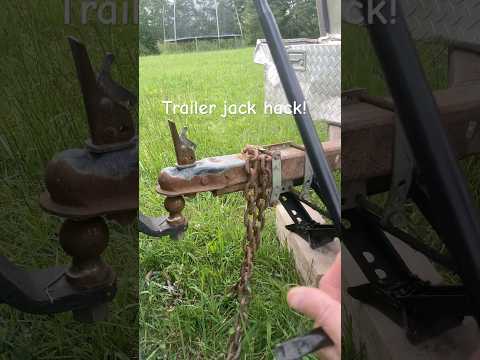 Trailer jack hack #diy #trailerjack #upcycling #upcycle