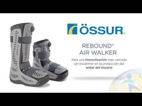Bota Corta Circunferencial -Rebound Air Walker con Sistema Inflación Aire - Gris - CH