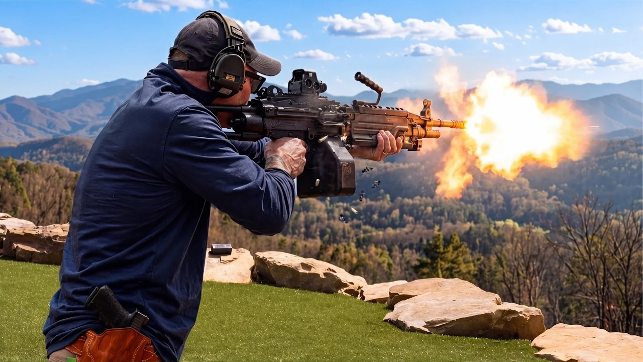 Shawn Ryan Shoots a M249 SAW for the First Time in 15 Years