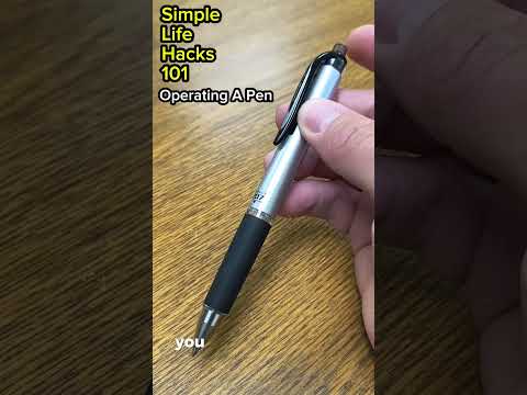 How To Operate a Pen