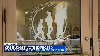 YouTube video thumbnail: Chicago Board of Education Expected to Vote on CPS Budget; Teacher Layoffs in $9.8B Spending Plan