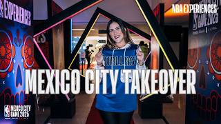 NBA Experiences at the 2025 NBA Mexico City Game