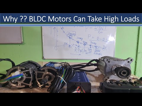 How a BLDC motor can take very high loads | bldc motors | bldc motor controller | bldc working | ev
